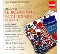 CONLON/WELSER-MÖST/DESSAY/+ - LE ROSSIGNOL/OEDIPUS REX 3 CD OPER NEUF STRAVINSKY