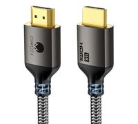 CONMDEX Câble HDMI 2.2 16K 1M - Ultra haut débit 96 Gbit/s, 8K à 120 Hz/144 Hz, 4K à 240 Hz, eARC, HDR, VRR - Compatible PS5, Xbox, cartes graphiques, TV, moniteur et barre de son