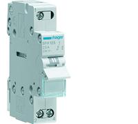 Conmut. mod., 1P, 25A, común arriba,I-II