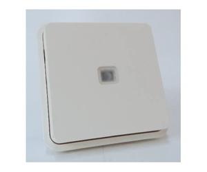 Conmutador con indicador luminoso, blanco