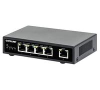 CONMUTADOR INTELLINET DE 5 PUERTOS GIGABIT POE+ DE 62 W