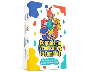 Connais-tu Vraiment ta Famille ?: Le Jeu Familial Parfait pour Rire, se redécouvrir et créer des Souvenirs mémorables Tous Ensemble !