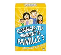 Connais-tu vraiment ta famille ? Un jeu de cartes familial et amusant avec des sujets de discussion intéressants et des défis délirants, pour les enfants à partir de 8 ans, les ados et les parents