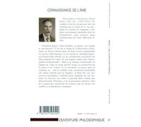 CONNAISSANCE DE L'ÂME