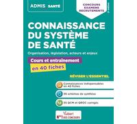 Connaissance du système de santé - Cours et entraînement en 40 fiches - Organisation, législation, acteurs et enjeux: Concours, examens et ... - Catégories A, B et C - 2024-2025