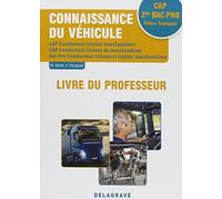 Connaissance du véhicule CAP et 2de Bac Pro (2017) - Pochette - Livre du professeur