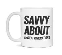 Connaissances Approfondies Des Civilisations Anciennes Tasse Céramique Tasses À Thé Avec Anse Mug À Café Pour Cuisine Chocolat Chaud Cacao Bureau 330Ml