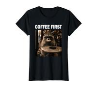 Connaisseur de café Raton Laveur Amoureux du café T-Shirt Graphique avec Valeur