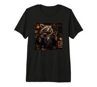 Connaisseur de café Raton Laveur Amoureux du café T-Shirt Haut de Gamme