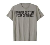 Connaisseur de Stuff Fixer of Things : Funny Dad Mechanic T-Shirt