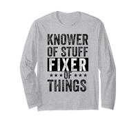 Connaisseur des Choses, fixateur de Choses, Bricoleur, Papa, fête des pères Manche Longue