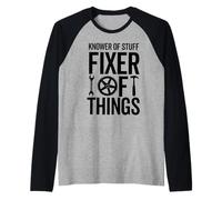 Connaisseur des Choses, fixateur de Choses, Bricoleur, Papa, fête des pères Manche Raglan