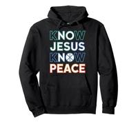 Connaissez Jésus, Connaissez la Paix, la Religion, Dieu, l'église, Les Cadeaux chrétiens Sweat à Capuche