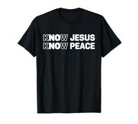 Connaissez Jésus, Connaissez la Paix, la Religion, Dieu, l'église, Les Cadeaux chrétiens T-Shirt