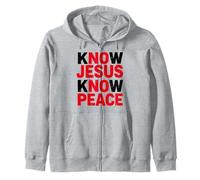 Connaissez Jésus, Connaissez la Paix, la Religion, Les Dieux, l'église, Sweat à Capuche