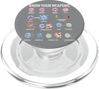 Connaissez Vos Armes Virus et germes Biologiste de Guerre PopSockets PopGrip pour MagSafe