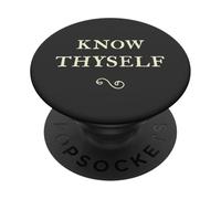 Connaissez-Vous la philosophie Grecque Know Thyself PopSockets PopGrip Adhésif