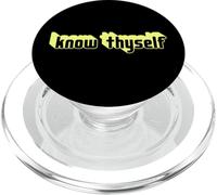 Connaissez-Vous la philosophie Grecque Know Thyself PopSockets PopGrip pour MagSafe