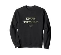 Connaissez-Vous la philosophie Grecque Know Thyself Sweatshirt