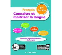Connaitre et maitriser la langue 2de Bac Pro (2019) - Pochette élève: Français