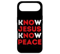 Connaître Jésus Connaître la Paix Foi chrétienne Noël Religieux Coque pour iPhone Air