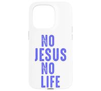 Connaître Jésus Vie Foi Religieux Christianisme Bible Cadeau Coque pour iPhone 15 Pro