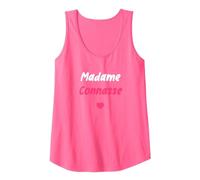 Connasse Copine drôle Madame Connasse Débardeur, Femme, Rose Fluo, XL