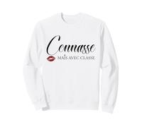 Connasse mais avec eau Cadeau Soeur Amie Copine Sweatshirt