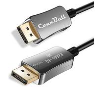 ConnBull Cable DisplayPort Fibre 70m Supporte DP1.4, 8K@60Hz(7680x4320), 4K@144Hz, Haute Vitesse 32,4Gbit/s pour Moniteur PC Carte Graphique