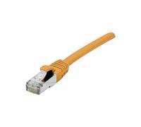 DEXLAN Cordon RJ45 catégorie 6A S/FTP LSOH snagless orange - 0,15 m