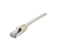 CONNECT 0,50 m Cuivre RJ45 Cat. 6 S/FTP LSZH avec Protection Anti Coupure pour Cordon Patch - Gris