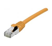 Cordon RJ45 catégorie 6A F/UTP LSOH snagless orange - 0,5 m