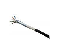 CONNECT 15 m Full Cuivre extérieur Cordon Patch RJ45 F/UTP Cat. 6 - Noir
