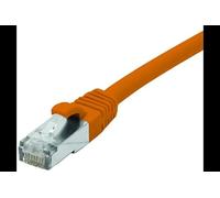 CONNECT 20 m Full Cuivre RJ45 Cat. 6 LSZH Câble Patch avec Protection Anti Coupure pour - Orange