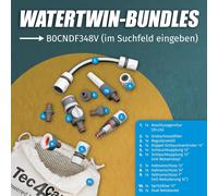CONNECT-2241 Kit de raccordementRobinet d'arrêt pour tuyau d'arrosageKit de raccordement d'eau avec raccord de tuyau-Raccord de robinet-Pistolet à eau (vanne de régulation + kit