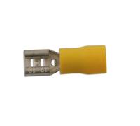 Connect 30211 9,5 mm Femelle Mâle - Jaune (Lot de 100)