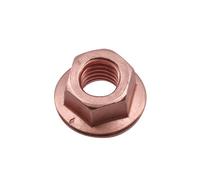 Connect 30740 30740 Copper Flashed Nut Flanged & Self Locking M10 x 1.5 x 15mm Hex 5pc, Brown