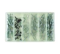Connect 35996 Assorted Metal Trim Rivets 150pc