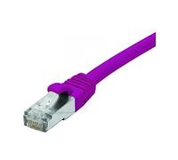 Cordon RJ45 catégorie 6 F/UTP LSOH snagless violet - 10 m