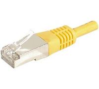 DEXLAN Cordon RJ45 Catégorie 6A F/UTP jaune 0,5 m