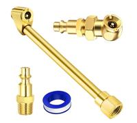 Connect Air Chuckck - Ensemble de connecteurs pour tuyaux d'air Lourds | Pneus d'air Chhuck | Chuck à Double tête idéal pour Atelier, Garage, Entretien de l'inflation De