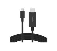 Belkin Connect - Câble adaptateur - USB-C mâle pour HDMI mâle - 2 m - noir - passif, support pour 8K60Hz, prise en charge du mode DP Alt