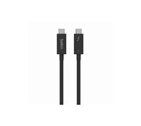 Belkin Câble actif Thunderbolt 4, connexion USB Type C avec Power Delivery 100W, certification USB 4, compatible TB3, fonctionne avec MacBook Pro, iPhone 15 Pro, Samsung Galaxy, eGPU, etc, 2 m