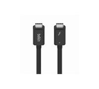 Belkin Câble actif Thunderbolt 4, connexion USB Type C avec Power Delivery 100W, certification USB 4, compatible TB3, fonctionne avec MacBook Pro, iPhone 15 Pro, Samsung Galaxy, eGPU, etc, 2 m