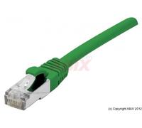 CONNECT cuivre 0,30 m RJ45 Cat. 6 a F/UTP LSZH avec Protection Anti Coupure pour Cordon Patch - Vert