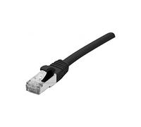 CONNECT cuivre 1 m RJ45 Cat. 6 a S/FTP LSZH avec Protection Anti Coupure pour Cordon Patch - Noir