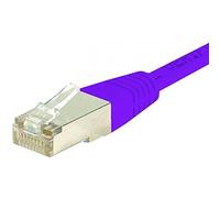 Cordon RJ45 catégorie 6 S/FTP violet - 1 m