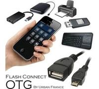 Connect-Flash OTG, Cable USB micro USB pour smartphone Neutre G