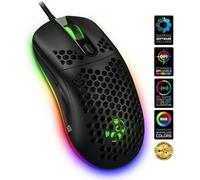 CONNECT IT BATTLE AIR 2 souris optique gaming professionnelle + SW, 12800 DPI, Noir