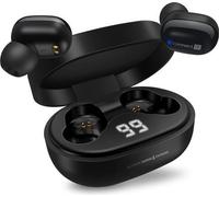 CONNECT IT Casque intra-auriculaire SensorTouch sans fil avec microphone, NOIR